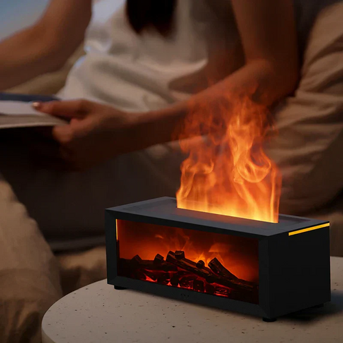 Flame Aromatherapy Humidifier - 4-in-1 Diffuser with Smart Timer (+ Netflix Gift Card 3 Months FREE)